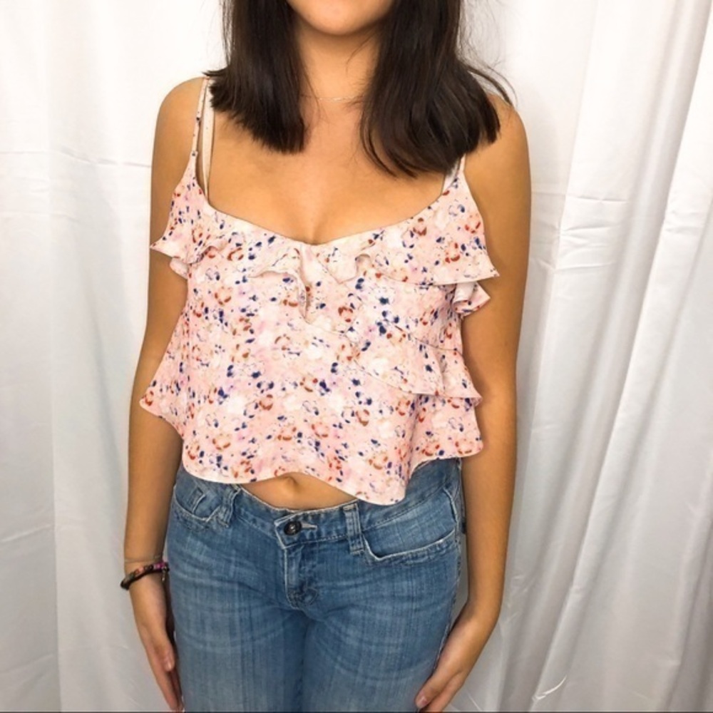 Floral Flowey crop top